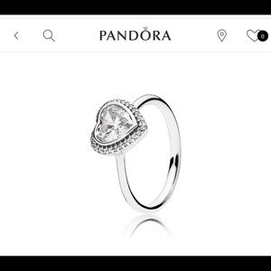 Pandora Sparkling Love Heart Ring